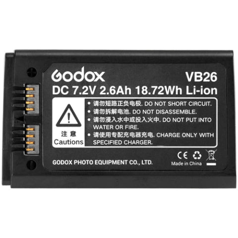 BATERIA GODOX VB26 P/ FLASH V1 E V860 III Bateria Godox 