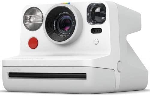 Câmera Impressão Instantânea Polaroid NOW Branca Câmera Polaroid 