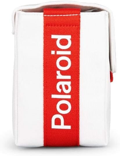 Bolsa para Câmera Polaroid Now - Branca e Vermelha Bolsa Polaroid 