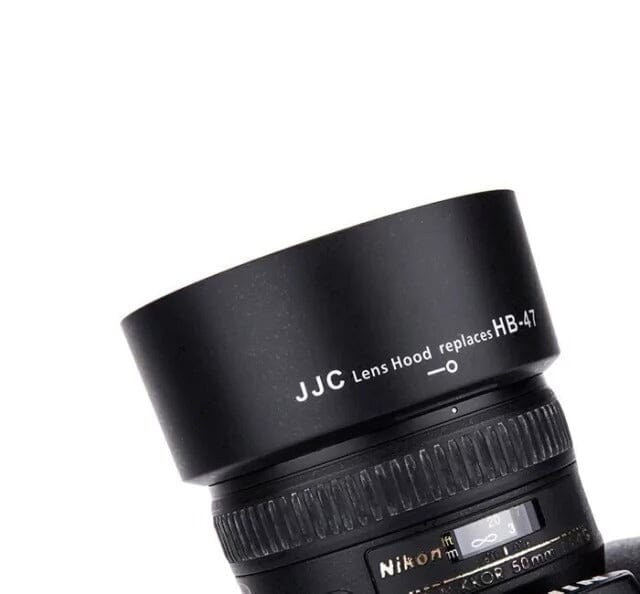 Parasol para Lente Nikon 50mm Substitui HB-47 JJC LH-47 Parasol JJC 