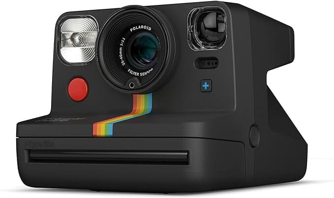 Câmera instantânea Polaroid Now+ i-Type Bluetooth com 5 filtros de lente Preta Câmera Polaroid 