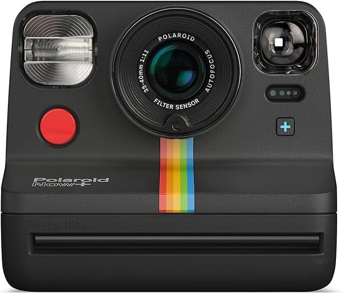 Câmera instantânea Polaroid Now+ i-Type Bluetooth com 5 filtros de lente Preta Câmera Polaroid 