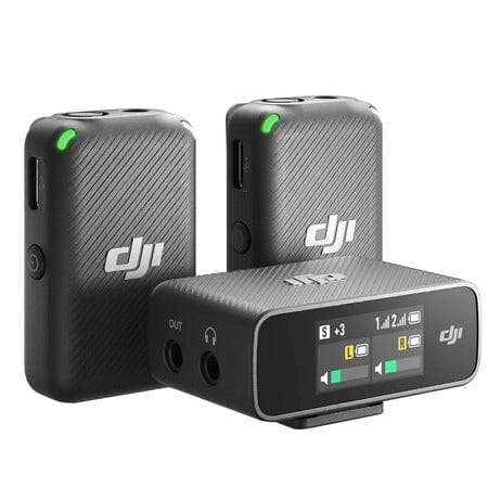 Microfone de Lapela Wireless Duplo DJI Mic 2 Microfone DJI 