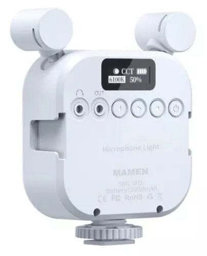 Iluminador de LED RGB com Microfone Embutido Mamen V03 Led Mamen 