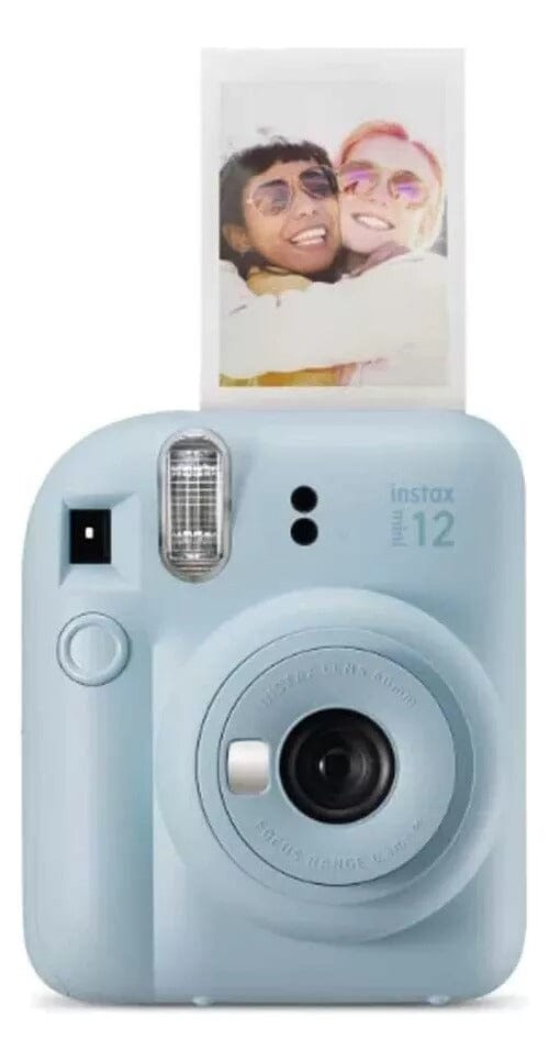 Kit Câmera Instantânea Fujifilm Instax Mini 12 Azul + Pack 10 filmes Macaron + Bolsa Azul Candy Câmera Fujifilm 