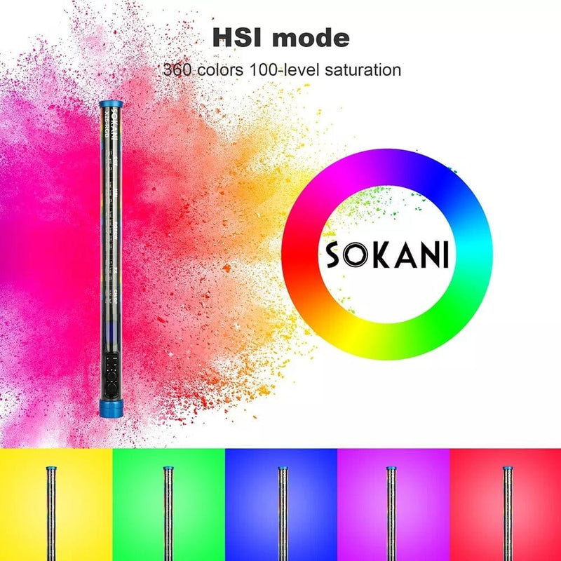 Bastão de LED RGB X25 Sokani Led Sokani 