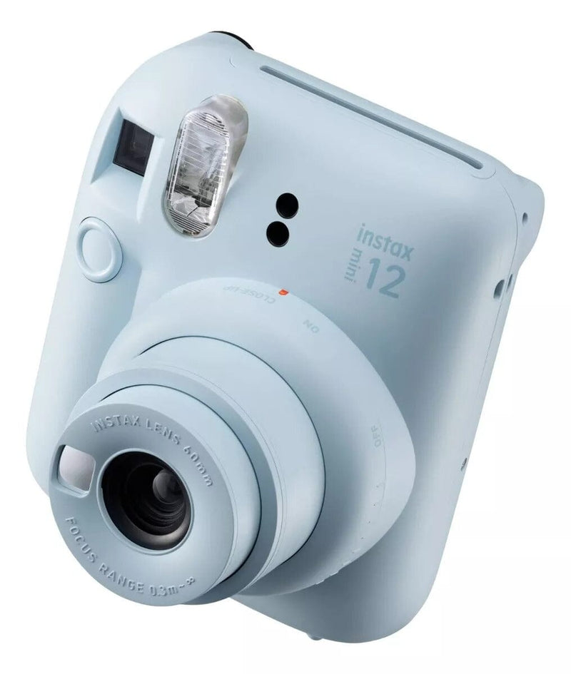 Kit Câmera Instantânea Fujifilm Instax Mini 12 Azul + Pack 10 filmes Macaron + Bolsa Azul Candy Câmera Fujifilm 