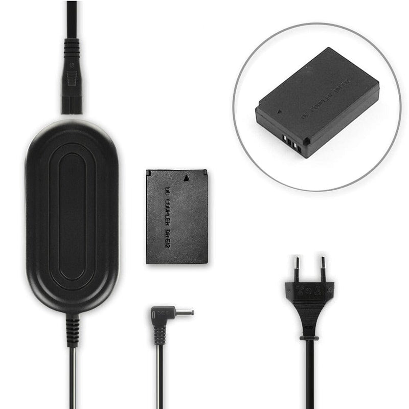 Adaptador Fonte ACK-E12 Eliminador para Bateria LP-E12 fonte Canon 