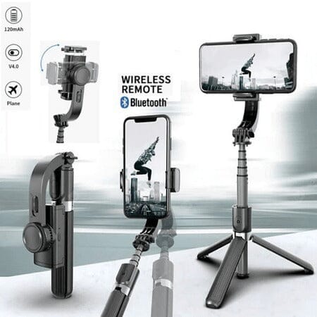 Estabilizador Gimbal Bluetooth para Smartphones Soleste L08 Estabilizador Soleste 