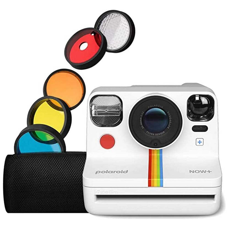 Câmera instantânea Polaroid Now+ i-Type Bluetooth com 5 filtros de lente Branca Câmera Polaroid 