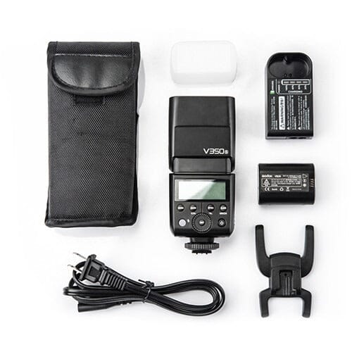 Flash Speedlite Godox V350 Canon, Nikon, Fuji ou Sony Flash Godox 