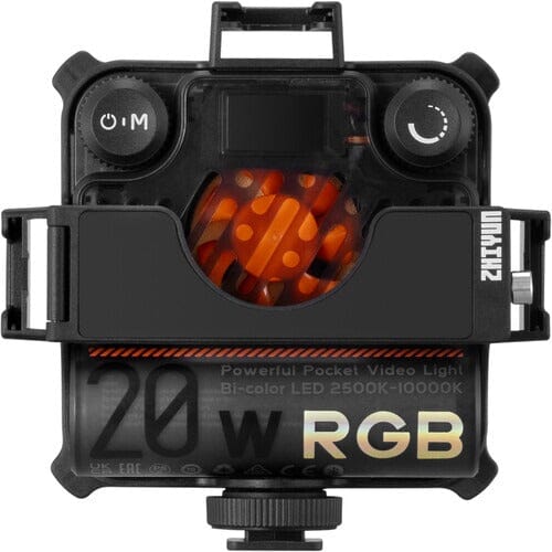 Mini Iluminador de LED RGB 20W Zhiyun FIVERAY M20C Led Zhiyun 