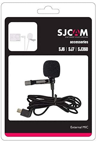Microfone de Lapela SJCAM SJ6, SJ7 e SJ360 Microfone SJCAM 