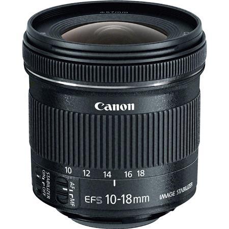 Lente Canon EF-S 10-18mm f/4.5-5.6 IS STM Lente Canon 