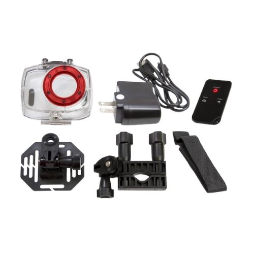 Câmera Filmadora De Ação Full HD Vermelha Vivitar DVR787HD Vivitar 